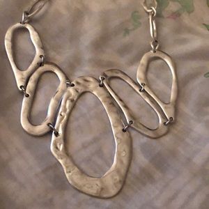 Marla Wynn designer freeform  oval necklace